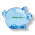 Translucent Blue Small Piggy Bank